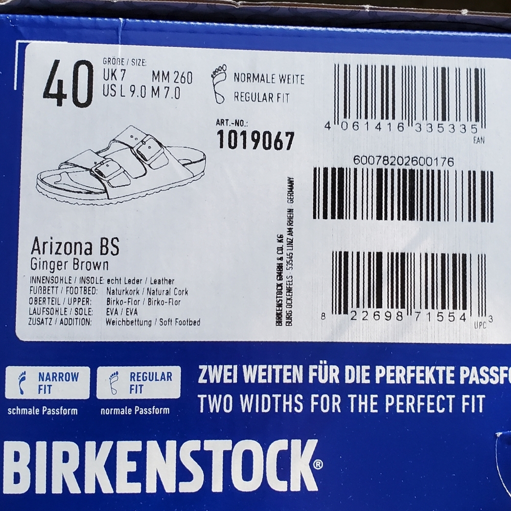 Birkenstock Arizona Ginger Brown Sandals - Picture 8 of 12